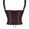 Gini Rich Brown Lace Back Corset Gini Rich Brown Lace Back Corset