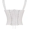 Gini White Lace Back Corset Gini White Lace Back Corset