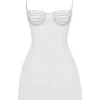 Grace Ivory Crystallised Mini Dress Grace Ivory Crystallised Mini Dress
