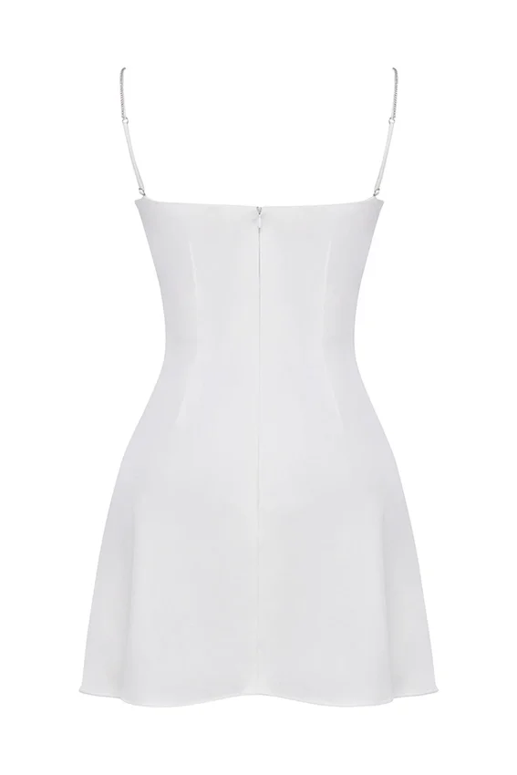 Grace Ivory Crystallised Mini Dress Grace Ivory Crystallised Mini Dress
