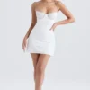 Grace Ivory Crystallised Mini Dress Grace Ivory Crystallised Mini Dress