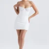 Grace Ivory Crystallised Mini Dress Grace Ivory Crystallised Mini Dress