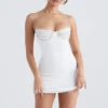 Grace Ivory Crystallised Mini Dress Grace Ivory Crystallised Mini Dress