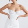 Grace Ivory Crystallised Mini Dress Grace Ivory Crystallised Mini Dress