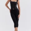 Halima Black Capri Trousers Halima Black Capri Trousers