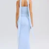 Hallie Bluebell Strapless Corset With Neck Scarf