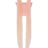 Hallie Peach Strapless Corset With Neck Scarf