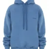 Halo Azure Cotton Fleece-Back Oversized Hoodie Halo Azure Cotton Fleece-Back Oversized Hoodie