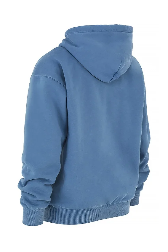 Halo Azure Cotton Fleece-Back Oversized Hoodie Halo Azure Cotton Fleece-Back Oversized Hoodie