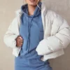 Halo Azure Cotton Fleece-Back Oversized Hoodie Halo Azure Cotton Fleece-Back Oversized Hoodie