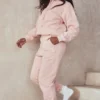 Halo Blush Cotton Fleece-Back Oversized Hoodie Halo Blush Cotton Fleece-Back Oversized Hoodie