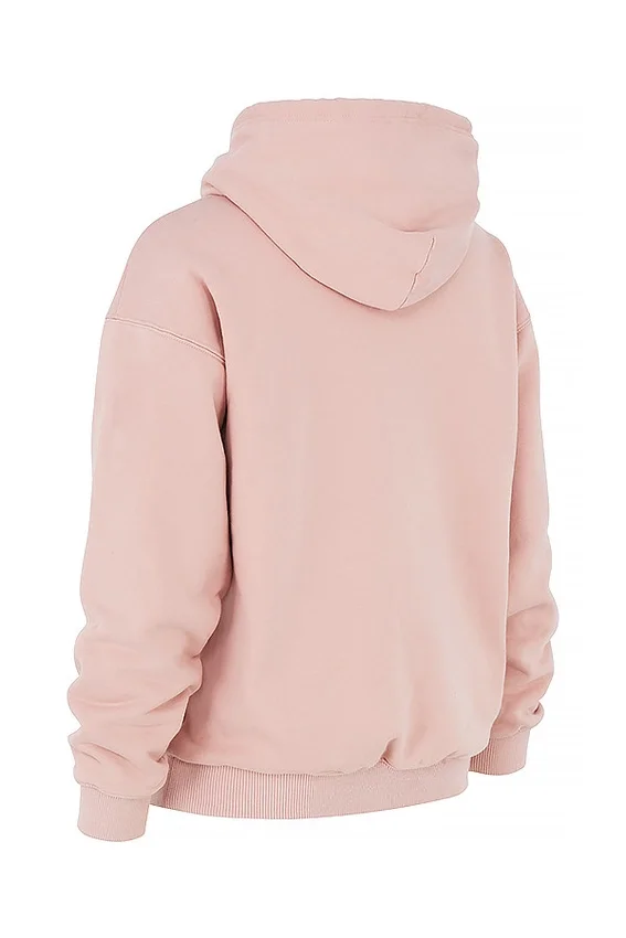 Halo Blush Cotton Fleece-Back Oversized Hoodie Halo Blush Cotton Fleece-Back Oversized Hoodie