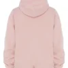 Halo Blush Cotton Fleece-Back Oversized Hoodie Halo Blush Cotton Fleece-Back Oversized Hoodie