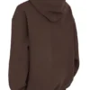 Halo Chocolate Cotton Fleece-Back Oversized Hoodie Halo Chocolate Cotton Fleece-Back Oversized Hoodie