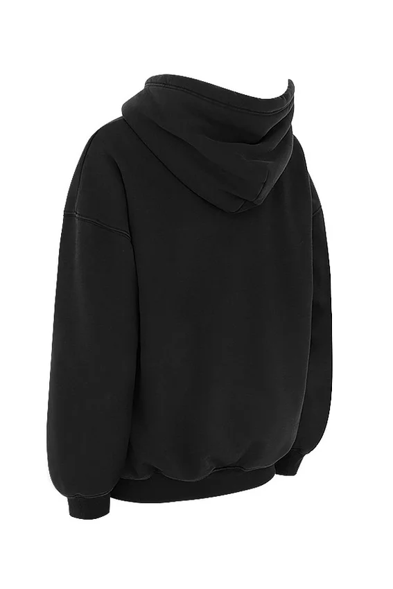 Halo Ink Cotton Fleece-Back Oversized Hoodie Halo Ink Cotton Fleece-Back Oversized Hoodie
