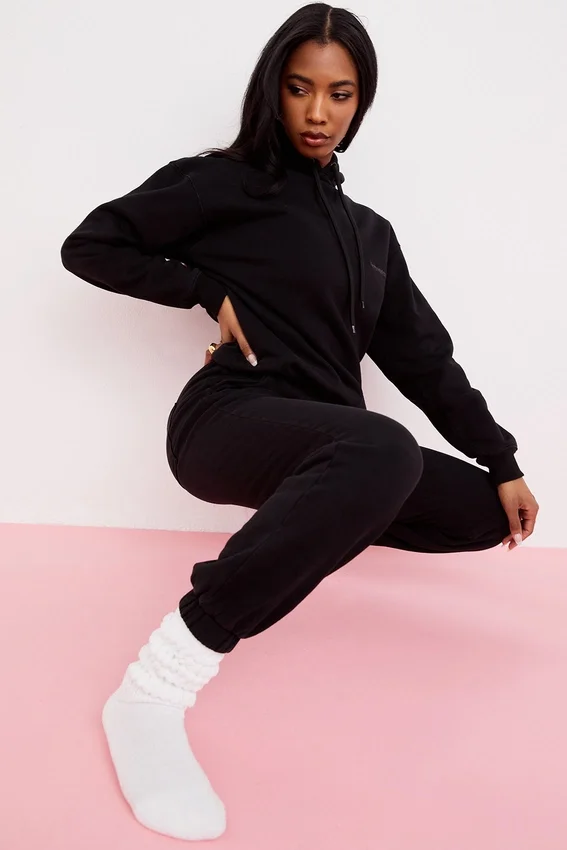 Halo Ink Cotton Fleece-Back Oversized Hoodie Halo Ink Cotton Fleece-Back Oversized Hoodie