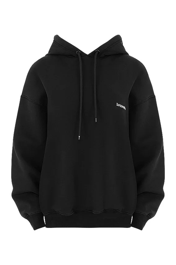 Halo Ink Cotton Fleece-Back Oversized Hoodie Halo Ink Cotton Fleece-Back Oversized Hoodie