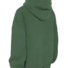Halo Moss Cotton Fleece-Back Oversized Hoodie Halo Moss Cotton Fleece-Back Oversized Hoodie