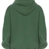 Halo Moss Cotton Fleece-Back Oversized Hoodie Halo Moss Cotton Fleece-Back Oversized Hoodie