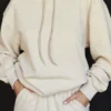 Halo Oatmeal Cotton Fleece-Back Oversized Hoodie Halo Oatmeal Cotton Fleece-Back Oversized Hoodie