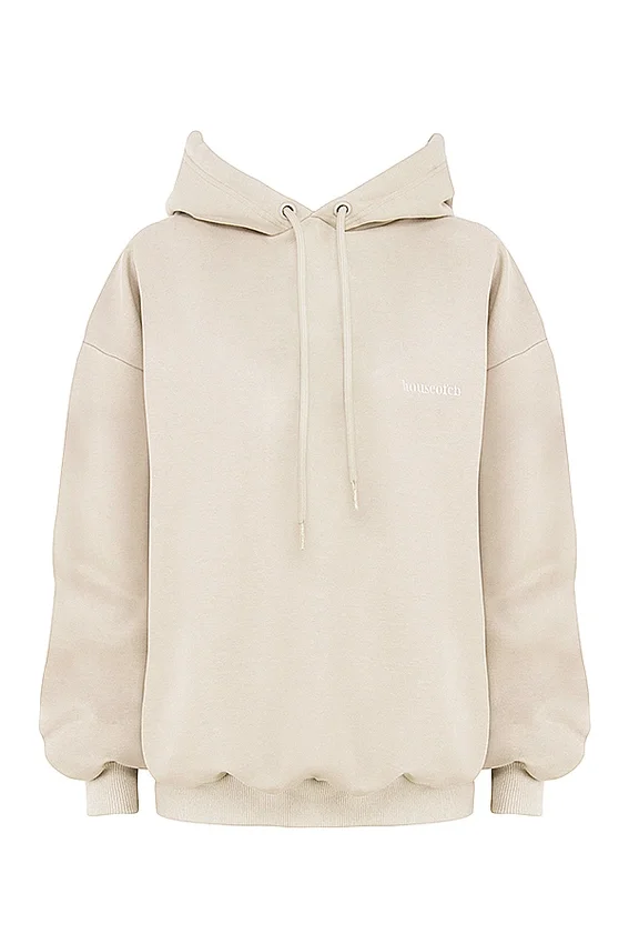 Halo Oatmeal Cotton Fleece-Back Oversized Hoodie Halo Oatmeal Cotton Fleece-Back Oversized Hoodie