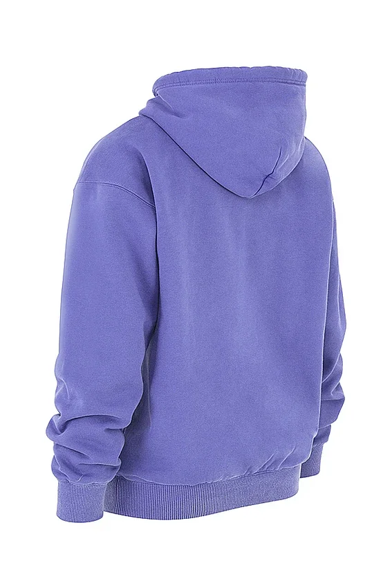 Halo Purple Cotton Fleece-Back Oversized Hoodie Halo Purple Cotton Fleece-Back Oversized Hoodie