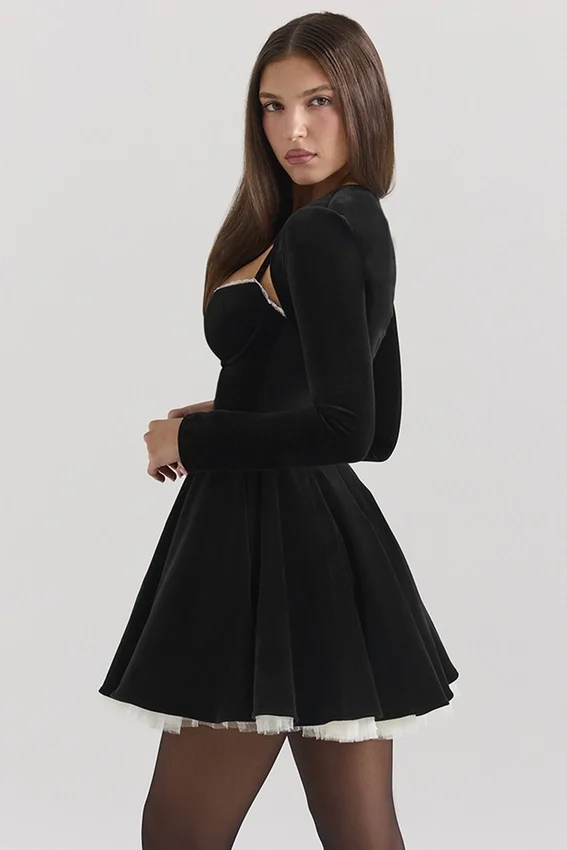 Harmony Black Stretch Velvet Cropped Bolero Harmony Black Stretch Velvet Cropped Bolero