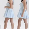 Harriet Bluebell Cotton Halter Mini Dress Harriet Bluebell Cotton Halter Mini Dress