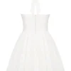 Harriet White Broderie Anglais Halter Mini Dress Harriet White Broderie Anglais Halter Mini Dress