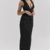 Hart Black Twill Maxi Skirt Hart Black Twill Maxi Skirt