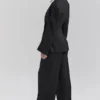 Hayden Black Wide Leg High Waist Tailored Trousers Hayden Black Wide Leg High Waist Tailored Trousers