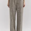 Hayden Brown Puppytooth Wide Leg High Waist Tailored Trousers Hayden Brown Puppytooth Wide Leg High Waist Tailored Trousers