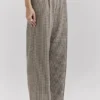 Hayden Brown Puppytooth Wide Leg High Waist Tailored Trousers Hayden Brown Puppytooth Wide Leg High Waist Tailored Trousers