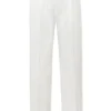 Hayden White Pinstripe High Waist Tailored Trousers