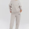 Haze Cloud Cotton Fleece-Back Crew Neck Sweatshirt Haze Cloud Cotton Fleece-Back Crew Neck Sweatshirt