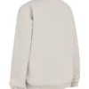Haze Cloud Cotton Fleece-Back Crew Neck Sweatshirt Haze Cloud Cotton Fleece-Back Crew Neck Sweatshirt