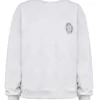 Haze Light Grey Marl Crew Neck Sweatshirt Haze Light Grey Marl Crew Neck Sweatshirt