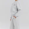 Haze Light Grey Marl Crew Neck Sweatshirt Haze Light Grey Marl Crew Neck Sweatshirt
