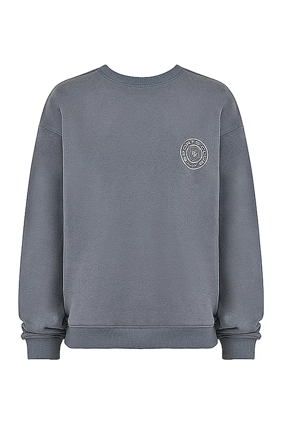 Haze Slate Crew Neck Sweatshirt Haze Slate Crew Neck Sweatshirt