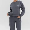 Haze Slate Crew Neck Sweatshirt Haze Slate Crew Neck Sweatshirt