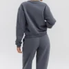 Haze Slate Crew Neck Sweatshirt Haze Slate Crew Neck Sweatshirt