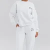 Haze White Crew Neck Sweatshirt Haze White Crew Neck Sweatshirt