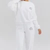 Haze White Crew Neck Sweatshirt Haze White Crew Neck Sweatshirt