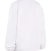 Haze White Crew Neck Sweatshirt Haze White Crew Neck Sweatshirt
