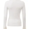 Hazel Ivory Cashmere Roll Neck Sweater