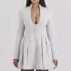 Heiress French Dove Contour Mini Dress Heiress French Dove Contour Mini Dress