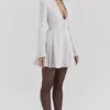 Heiress French Dove Contour Mini Dress Heiress French Dove Contour Mini Dress