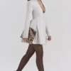 Heiress French Dove Contour Mini Dress Heiress French Dove Contour Mini Dress