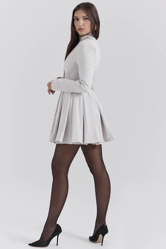 Heiress French Dove Contour Mini Dress Heiress French Dove Contour Mini Dress