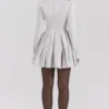 Heiress French Dove Contour Mini Dress Heiress French Dove Contour Mini Dress